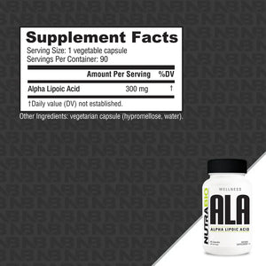 NutraBio Alpha Lipoic Acid