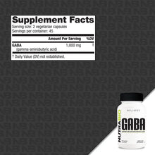 Load image into Gallery viewer, NutraBio GABA (500 mg)