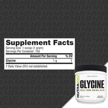 Load image into Gallery viewer, NutraBio Glycine Powder