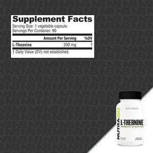 NutraBio L-Theanine (200 mg)